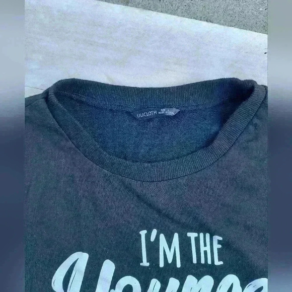 Lilicloth Boys Sweatshirt I'm The Youngest Brother Rules Graphics Pullover Large - Picture 3 of 3